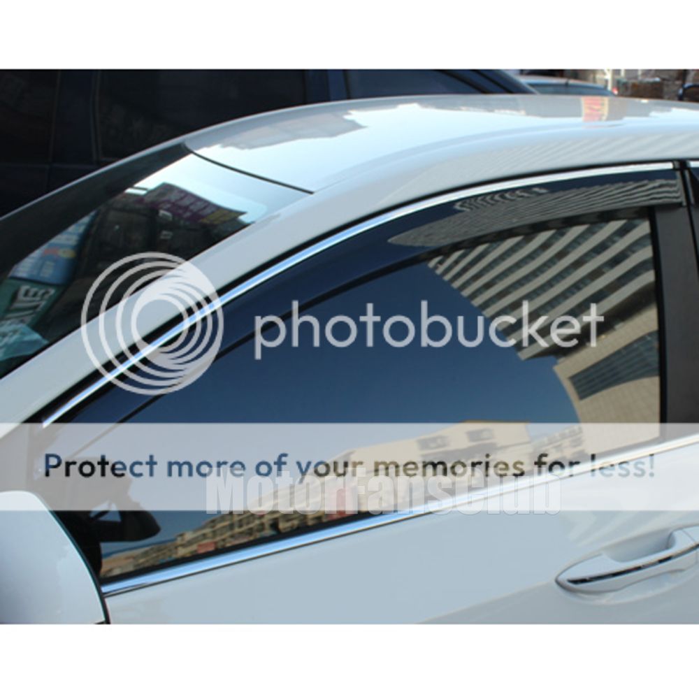 4PCS Car Window Vent Visors Rain Guards Sun Shield For Toyota Corolla